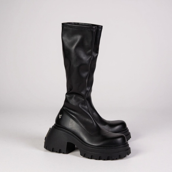 NEW NAKEDWOLFE Scar Stretch Boots, Black, EU38/US8 - Picture 4 of 16